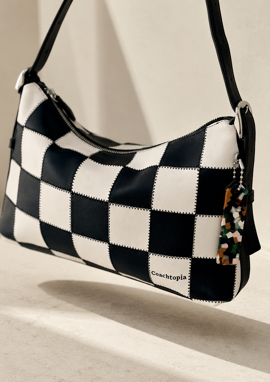 Coach — Coachtopia Checkered Shoulder