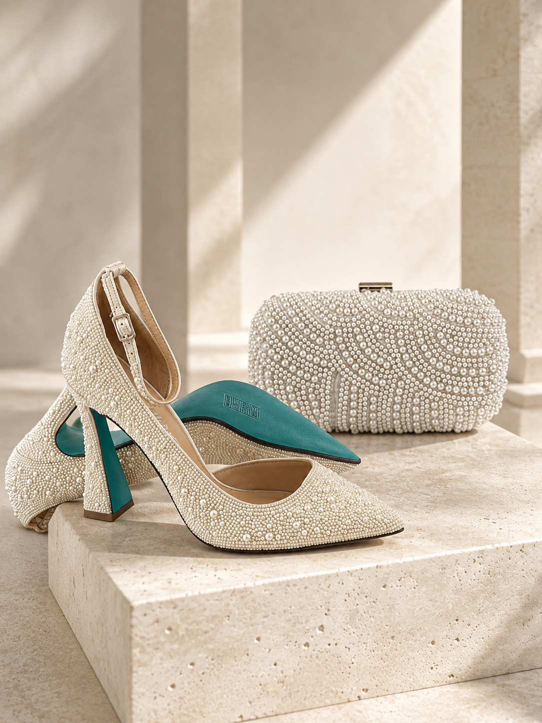 Clutch me Perla — Ivory