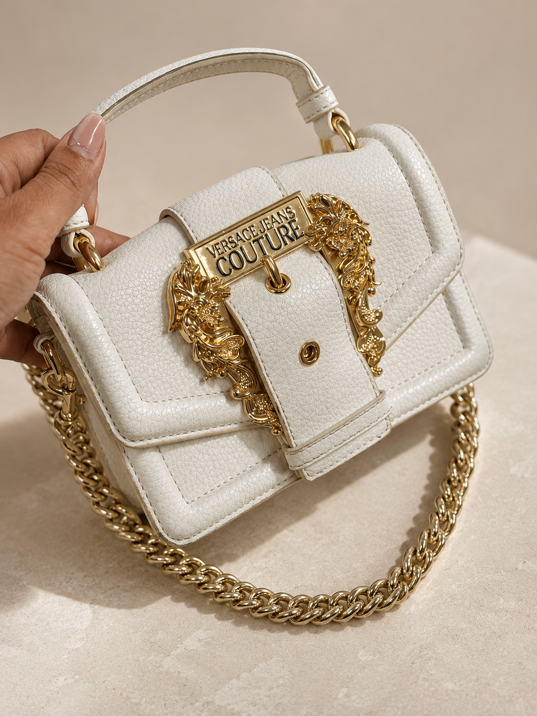 Versace Jeans Couture — Mini Baroque e bardhë